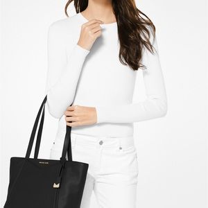 Michael Kors Whitney Small Black Pebbled Tote